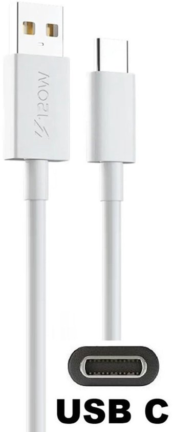 Câble USB C OneOne de 1,0 m. Câble de chargement robuste. Câble de chargement compatible avec Samsung Galaxy A03S, A04, A13, A23, A33 5G, A52, A52s 5G, A53, A53 5G, A6s, A70, A70s, A71, A72, A73, A80, A90, C7 Pro, C9 Pro, F23. , F52, F62