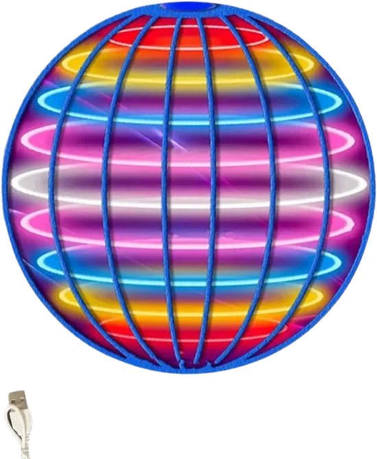 Nivard Flying Ball - Spinner - Magic - Heli - Boomerang - Boomerang Ball - Blauw