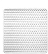 Bodo® – Tapis d'évier en Siliconen Wit – 30,5 x 30,5 cm - Accessoires de vêtements pour bébé de Cuisine - Protecteur d'évier - Sous-verres en Siliconen - Anti rayures - Accessoires de vêtements pour bébé d'évier