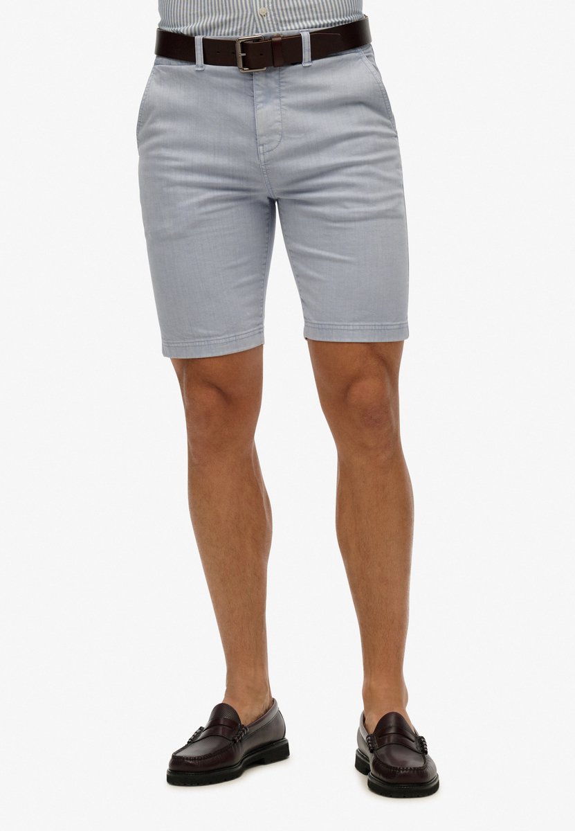 Superdry Vintage International chinoshort Heren Korte broeken Grijs