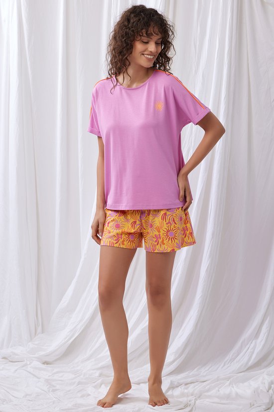 Foto: Lords lilies pyjama dames lila 251 50 xpd z 356 maat xl