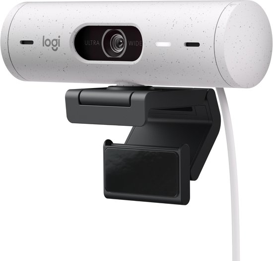 Logitech Brio 500 - Webcam - Full HD - 1080p/30fps - Off White