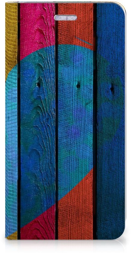 Coque Nokia 9 PureView Uniek Standcase Wood Heart