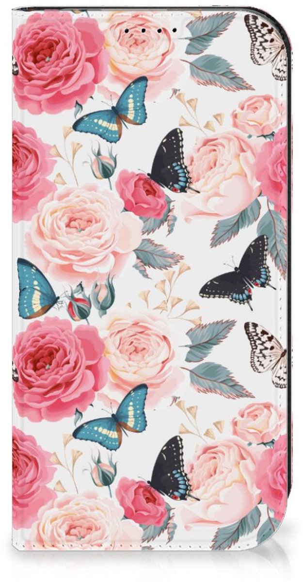 iPhone 15 Pro Smart Cover Butterfly Roses