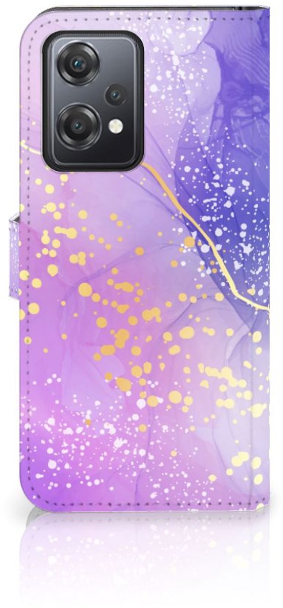 Hoesje voor OnePlus Nord CE 2 Lite Watercolor Paars