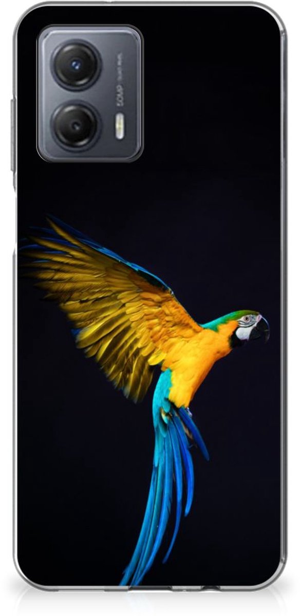 Motorola Moto G53 TPU Hoesje Papegaai