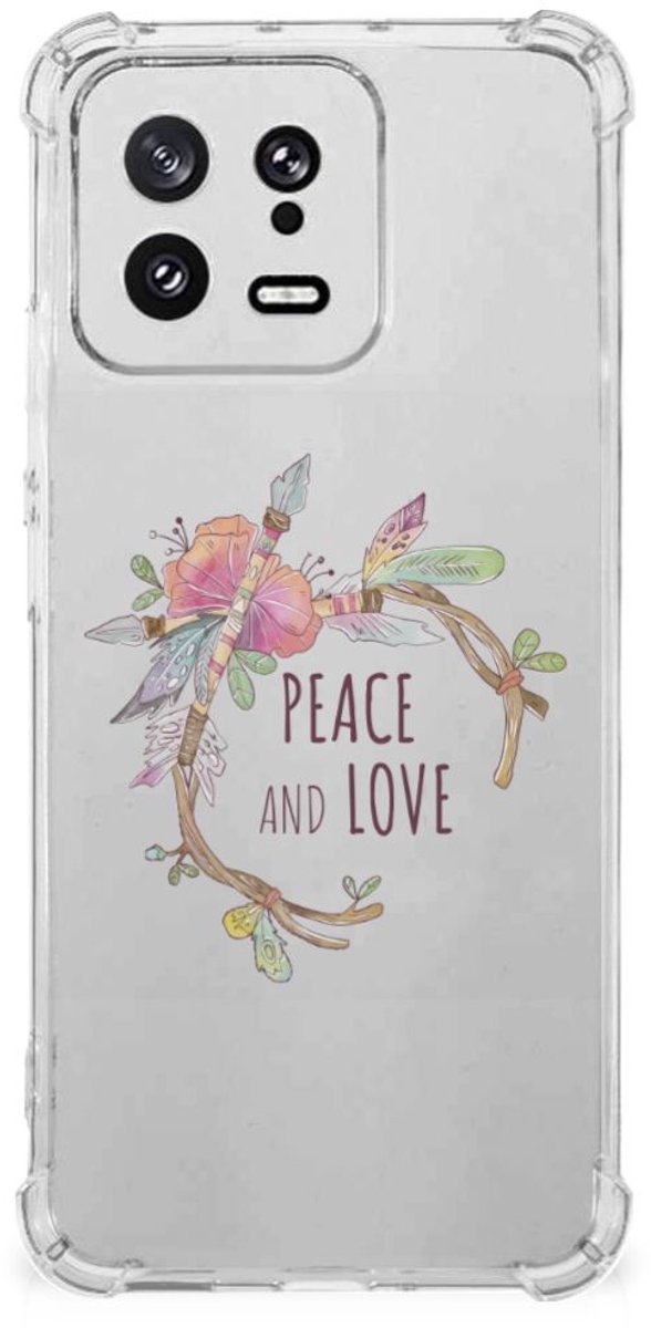 Xiaomi 13 Stevig Bumper Hoesje Boho Text