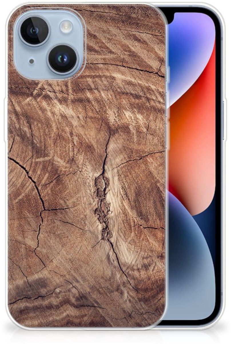 Apple iPhone 14 Bumper Hoesje Tree Trunk