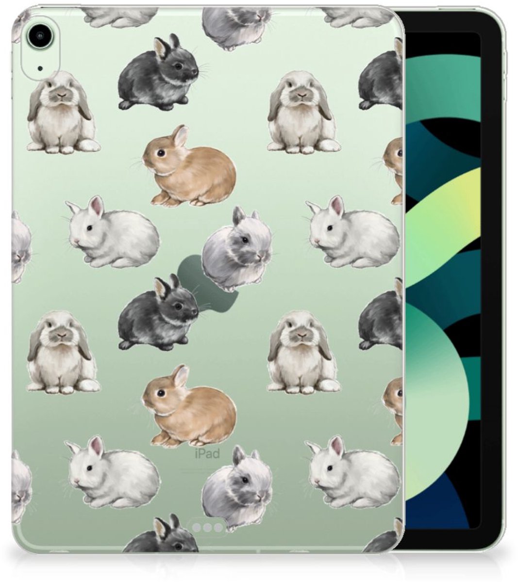 Back Case voor iPad Air (2020/2022) 10.9 inch Konijntjes