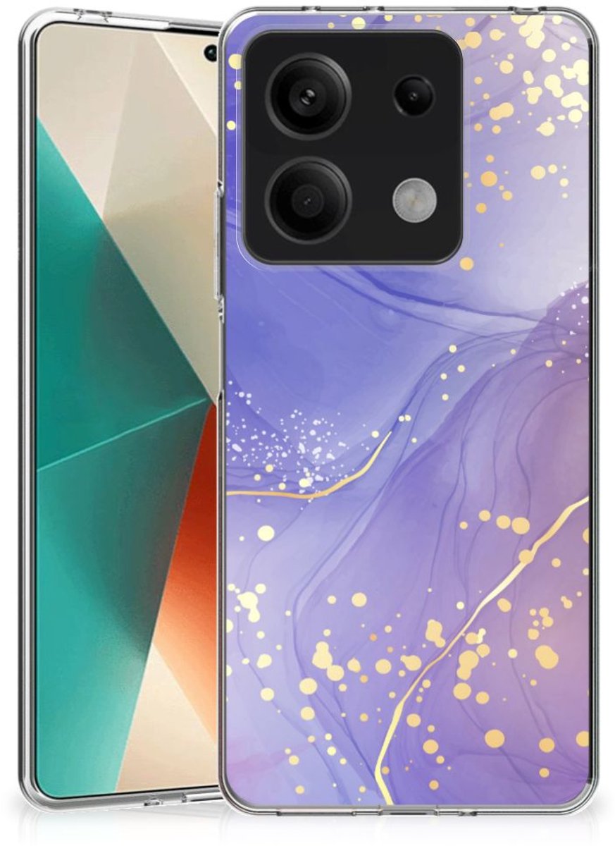 Hoesje maken voor Xiaomi Redmi Note 13 5G Watercolor Paars
