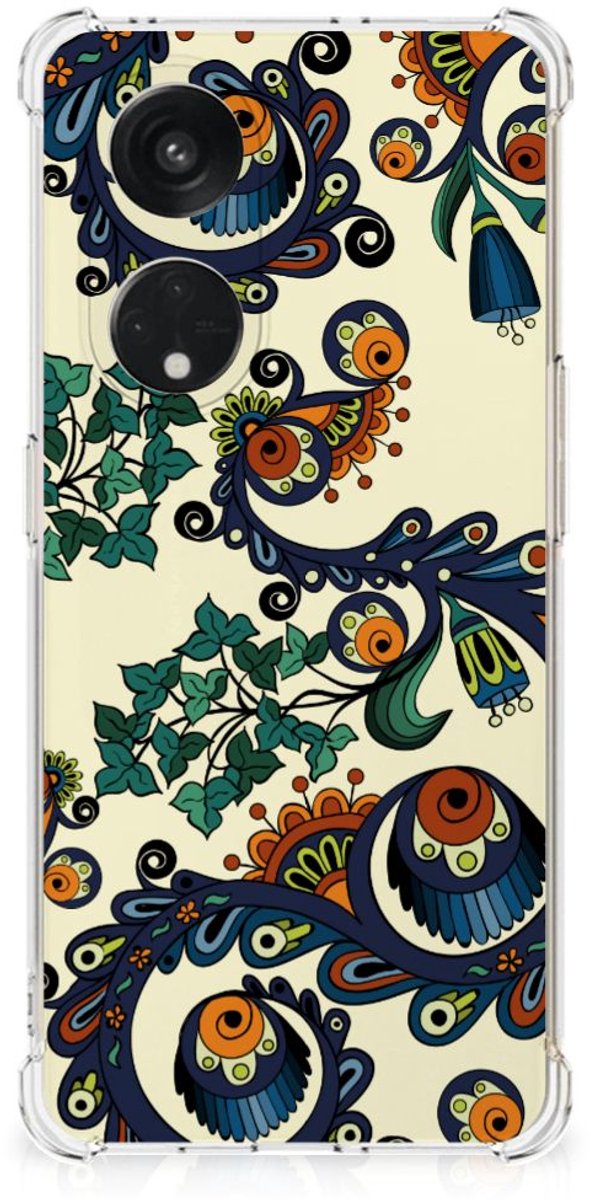 Anti Shock Case OPPO Reno8 T 5G Barok Flower