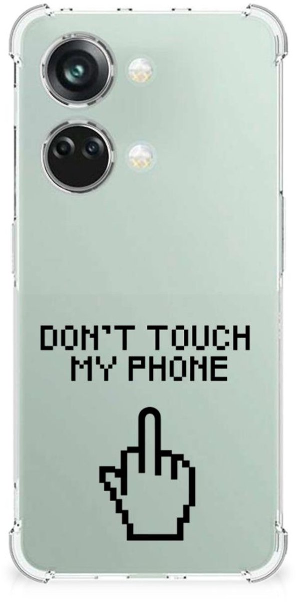OnePlus Nord 3 Anti Shock Case Finger Don't Touch My Phone