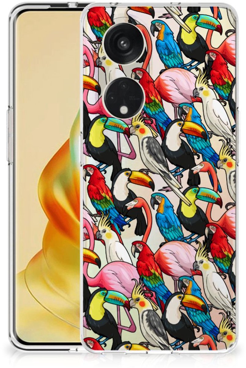 OPPO Reno8 T 5G TPU Hoesje Birds