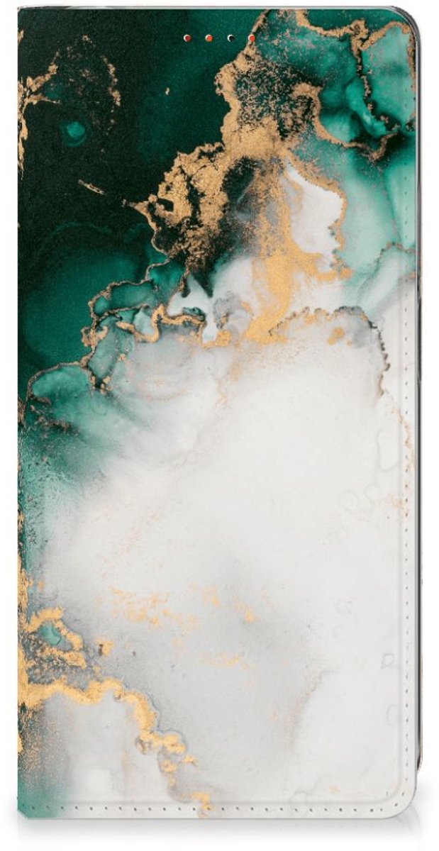 Standcase voor Xiaomi Redmi Note 12 Pro Plus Marmer Groen