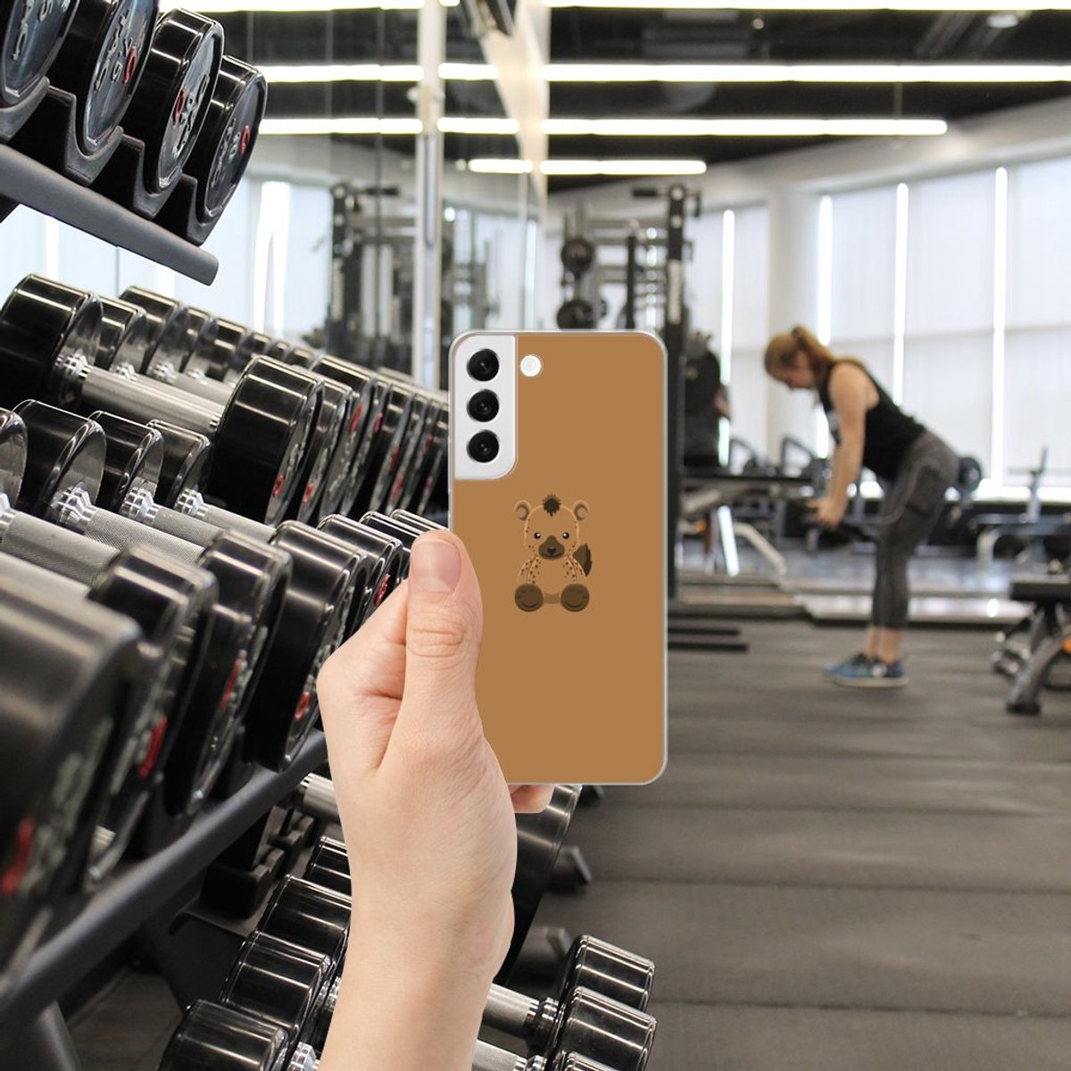 Samsung Galaxy S22 Plus Telefoonhoesje met Naam Baby Hyena