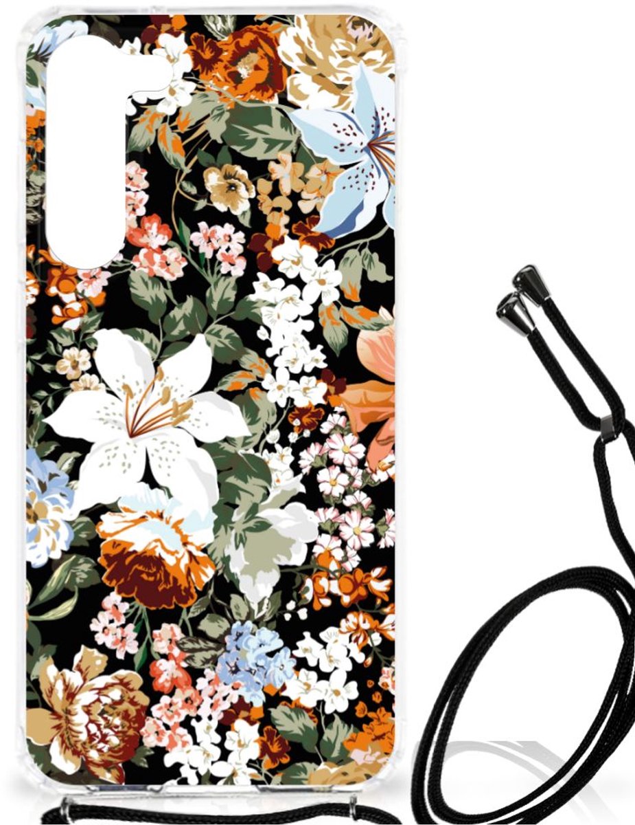 Case voor Samsung Galaxy S23 Plus Dark Flowers