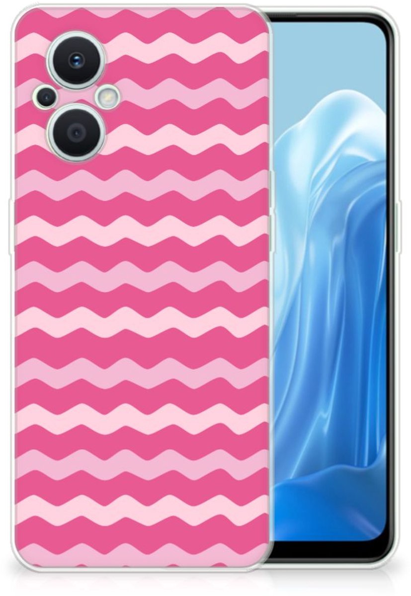 OPPO Reno8 Lite TPU bumper Waves Pink