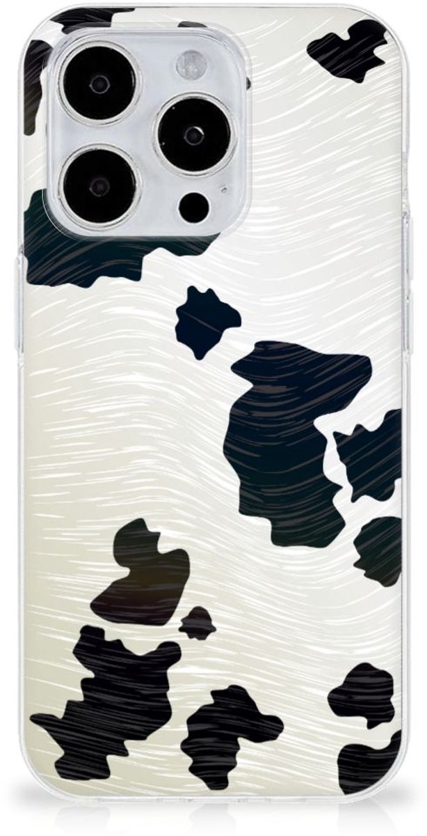 iPhone 15 Pro Max TPU Hoesje Koeienvlekken