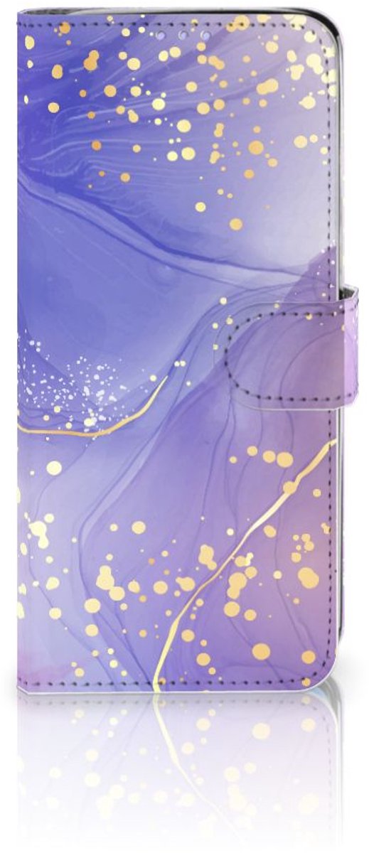 Book Case voor Hoesje voor Samsung Galaxy S20 Plus Watercolor Paars