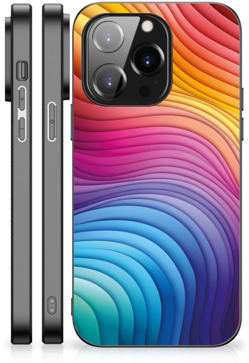 Backcover voor iPhone 14 Pro Regenboog