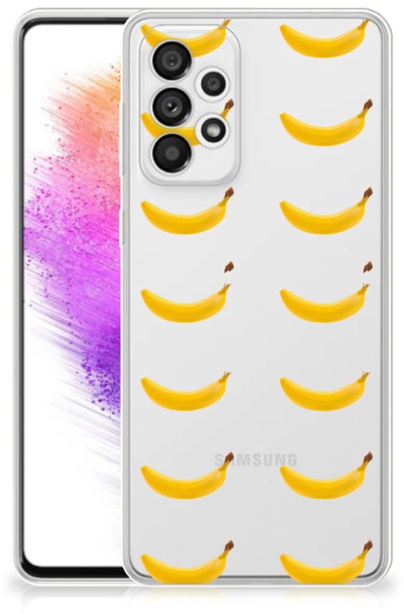 Samsung Galaxy A73 5G Siliconen Case Banana