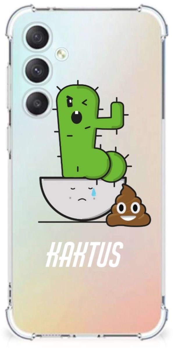 Samsung Galaxy S23 FE Stevig Bumper Hoesje Cactus Poo