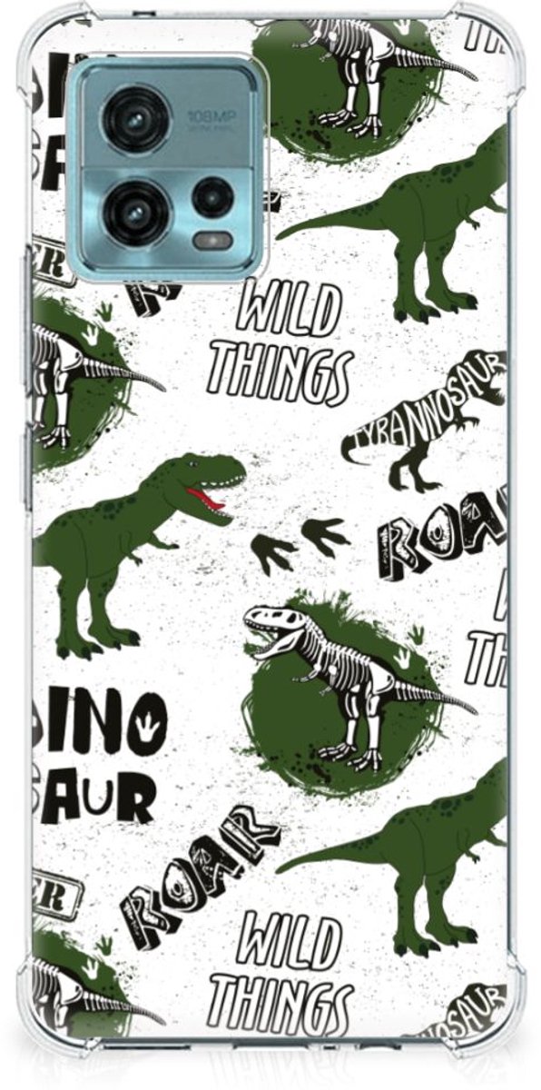 Case Anti-shock voor otorola Moto G72 Dinosaurus