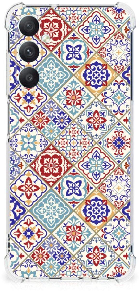 Samsung Galaxy A05s Anti-Shock Hoesje Tiles Color