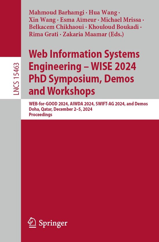 Springer Nature Proceedings Computer Science - Web Informati ... - cover