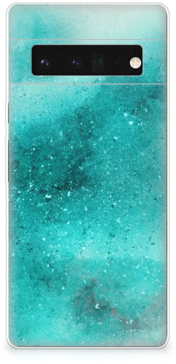 Hoesje maken Google Pixel 6 Pro Painting Blue