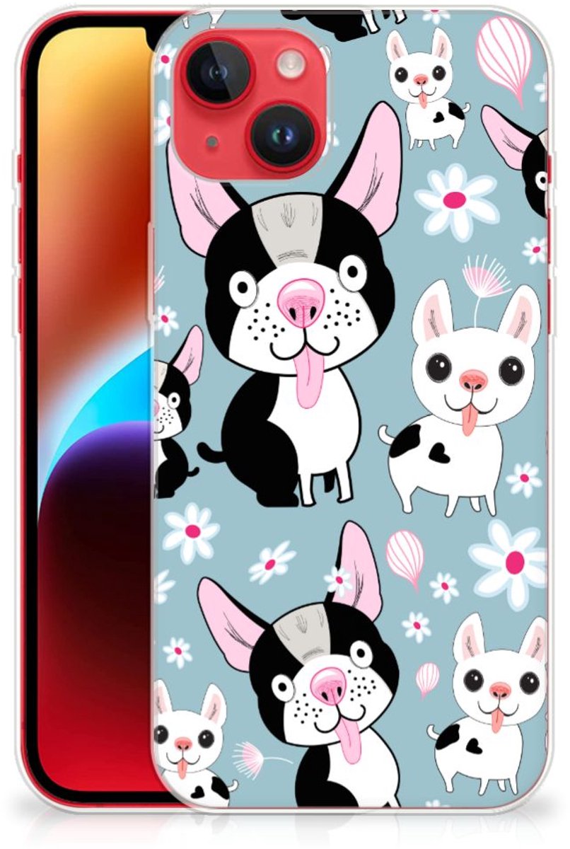 iPhone 14 Plus TPU Hoesje Hondjes