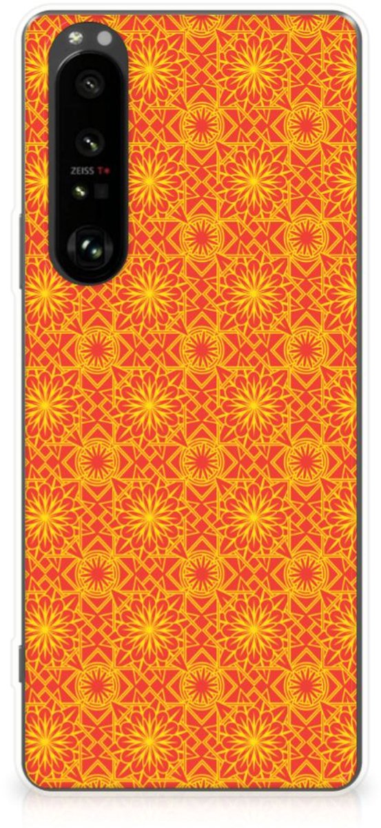 Sony Xperia 1 III TPU bumper Batik Oranje