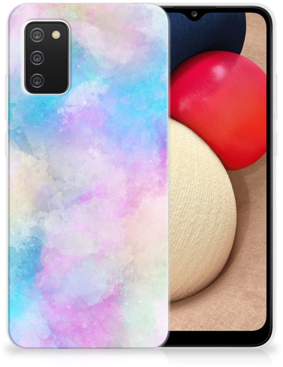 Hoesje maken Samsung Galaxy A02s Watercolor Light
