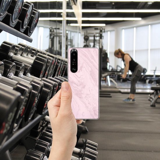 Coque Smartphone Sony Xperia 1 III Nice Case Marbre Pink