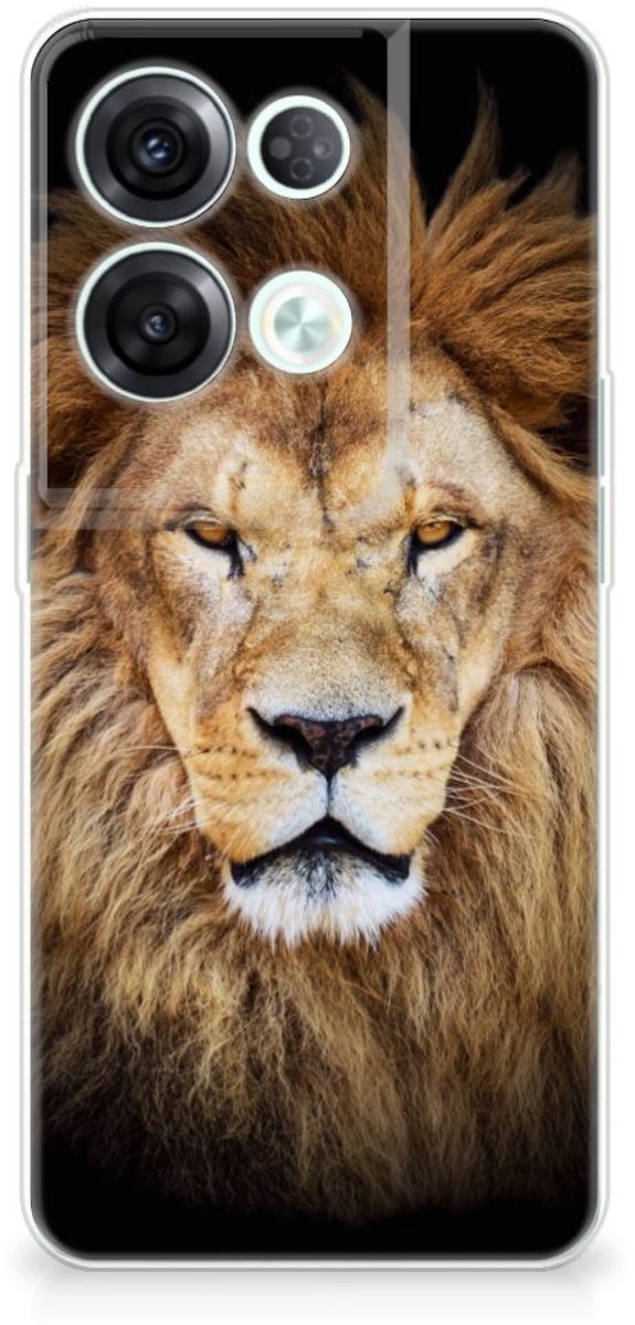 OPPO Reno8 Pro TPU Hoesje Leeuw