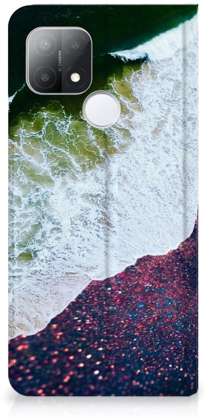 Coque de téléphone OPPO A15 Flip Cover Sea in Space