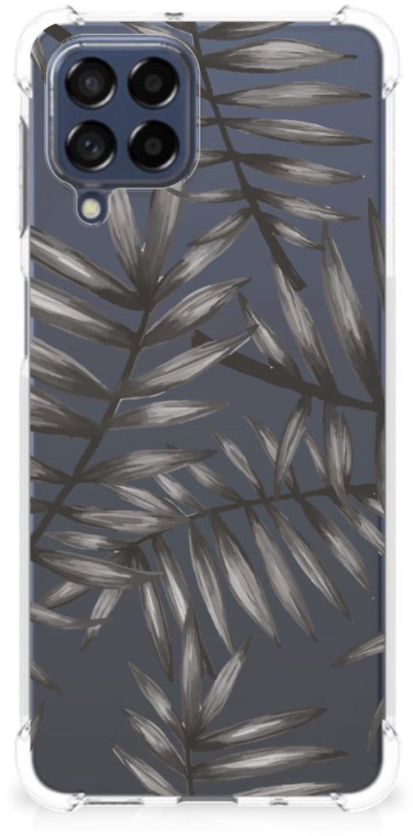 Samsung Galaxy M53 Case Leaves Grey