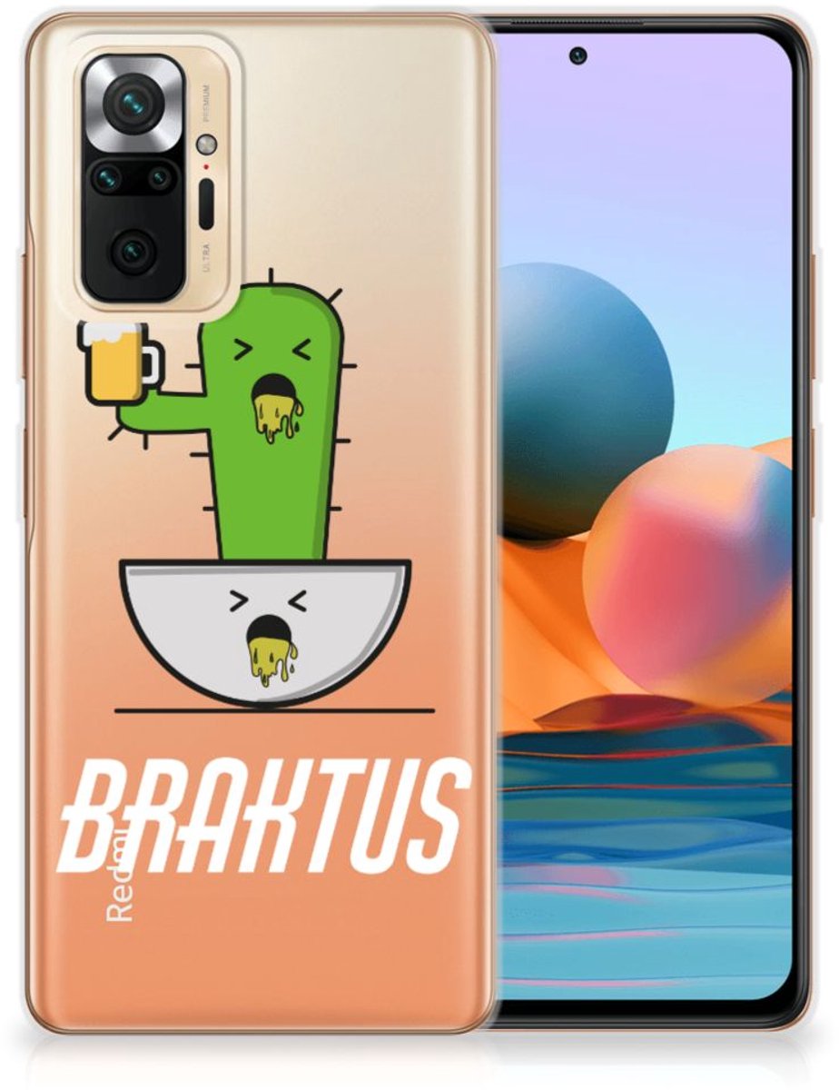 Xiaomi Redmi Note 10 Pro Telefoonhoesje met Naam Braktus