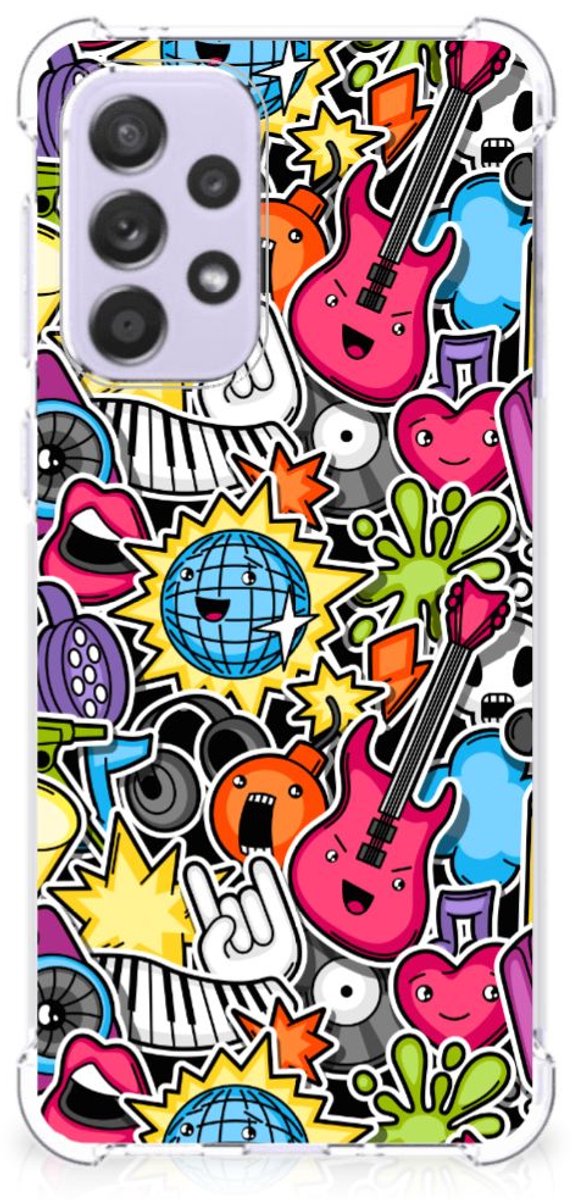 Samsung Galaxy A33 Anti Shock Bumper Case Punk Rock