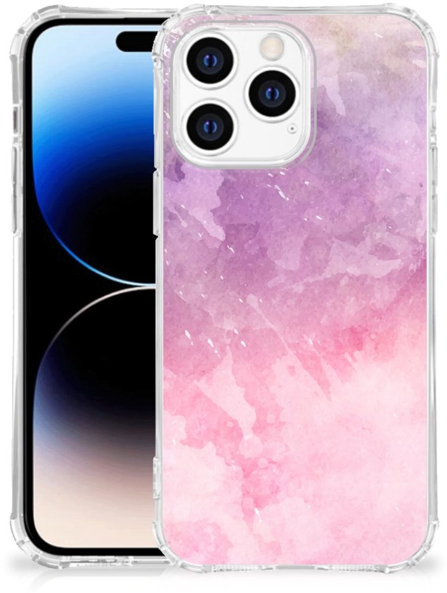Back Cover Apple iPhone 14 Pro Max Pink Purple Paint