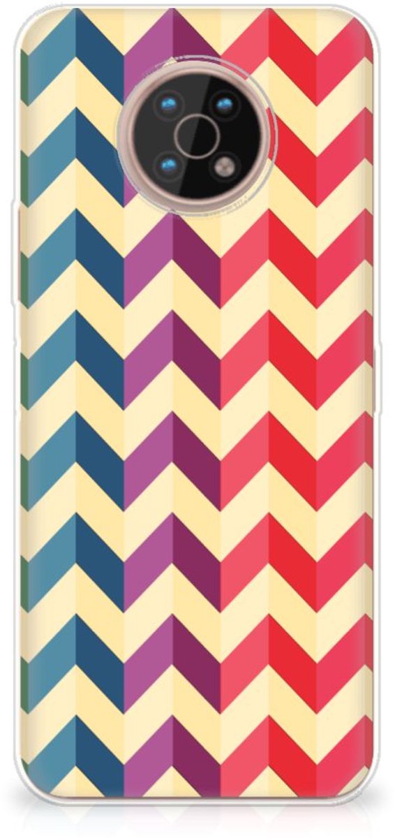 Nokia G50 TPU bumper Zigzag Multi Color
