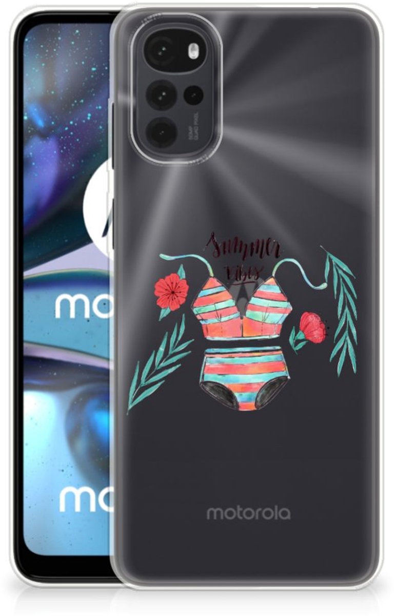 Motorola Moto G22 Telefoonhoesje met Naam Boho Summer