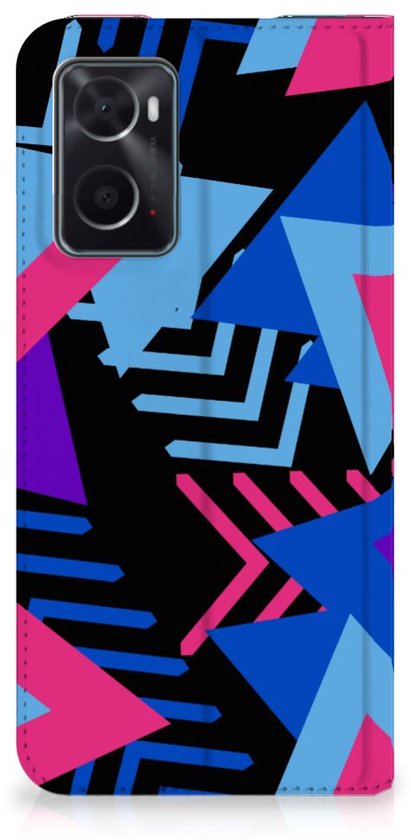 Etui support OPPO A96 | A76 Coque de téléphone Funky Triangle