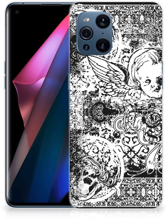 Coque  pour OPPO Find X3 | X3 Pro Coque Téléphone Crânes Ange