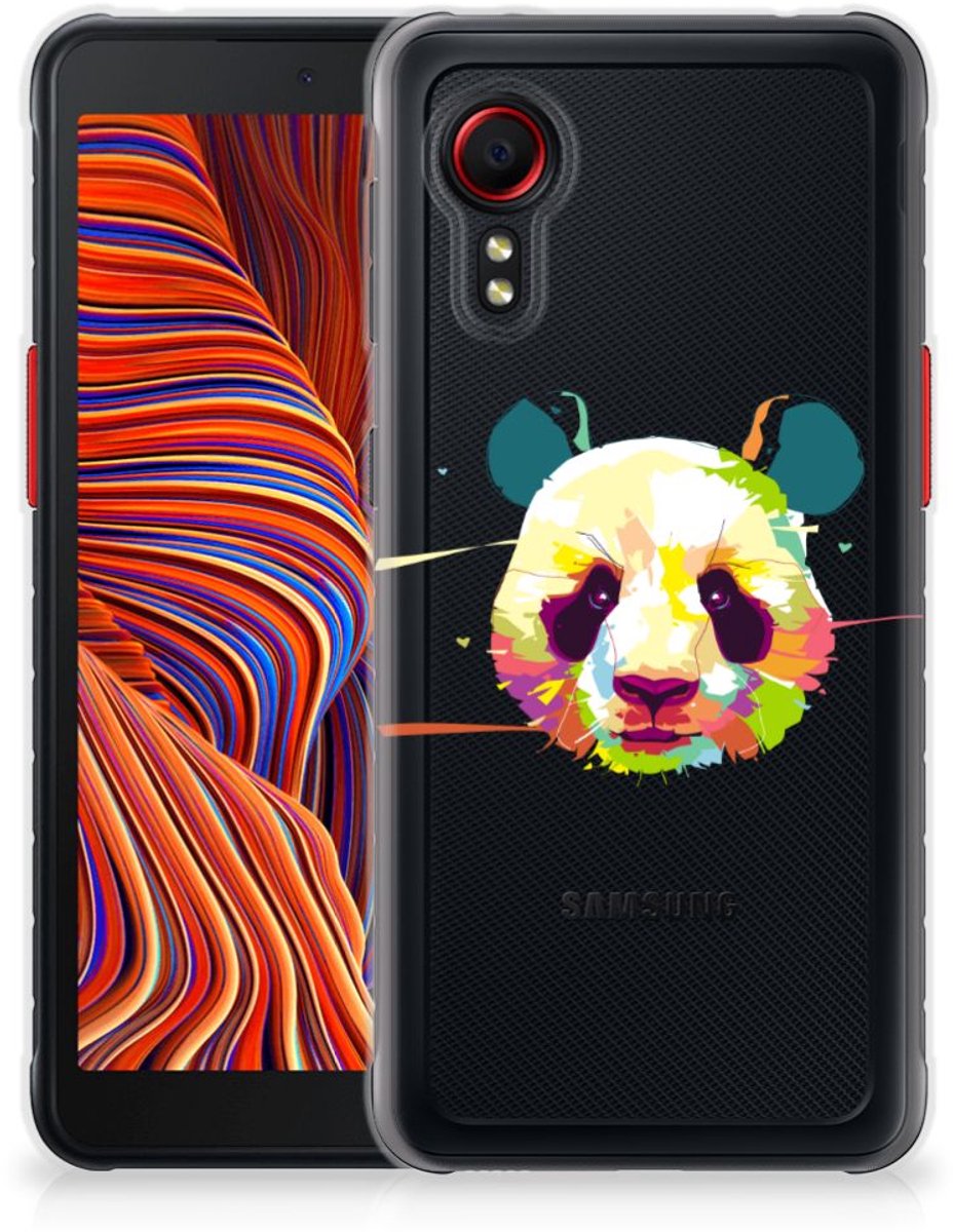 Samsung Galaxy Xcover 5 Telefoonhoesje met Naam Panda Color
