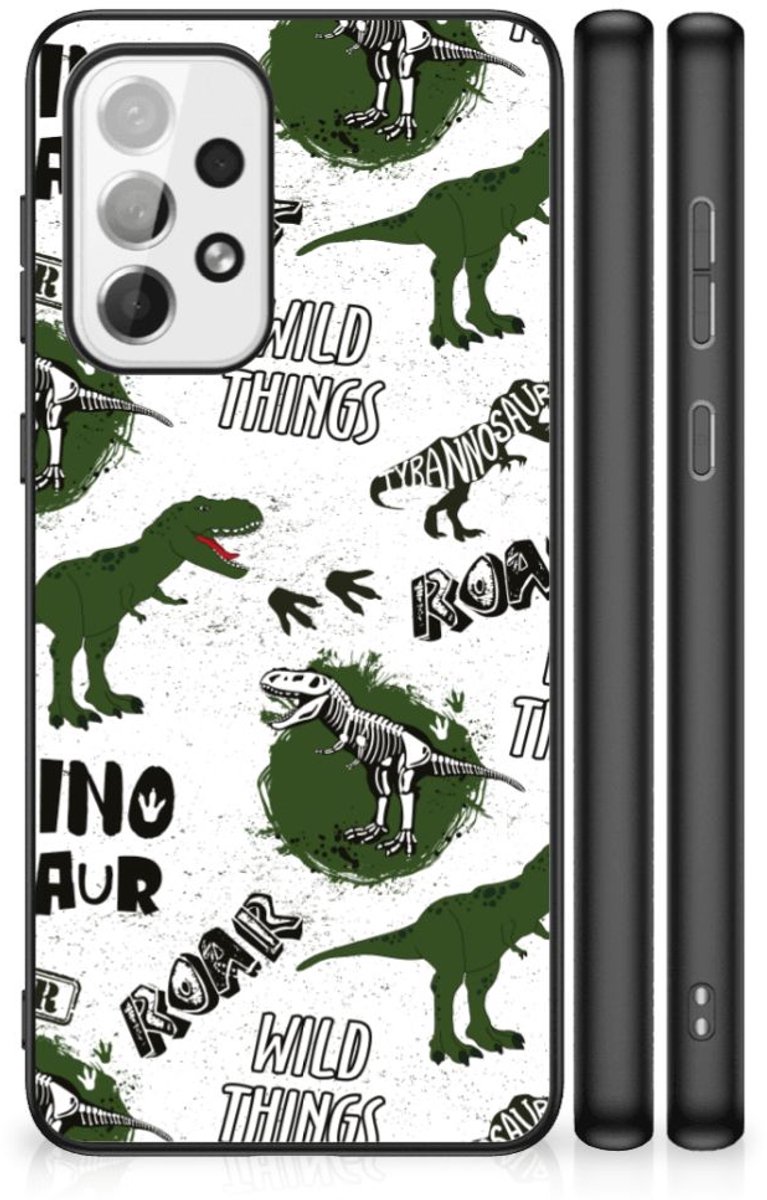 Dierenprint Telefoonhoesje voor Samsung Galaxy A73 Dinosaurus