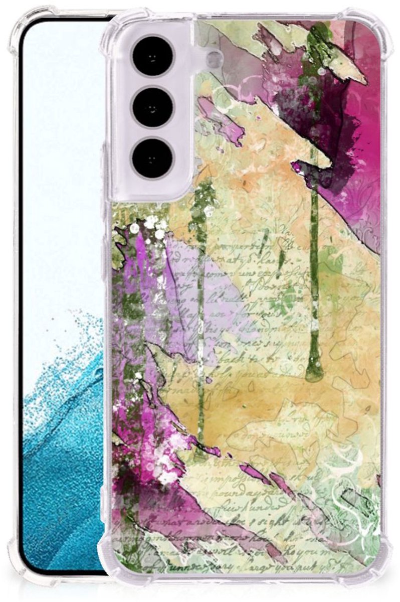 Back Cover Samsung Galaxy S22 Letter Painting