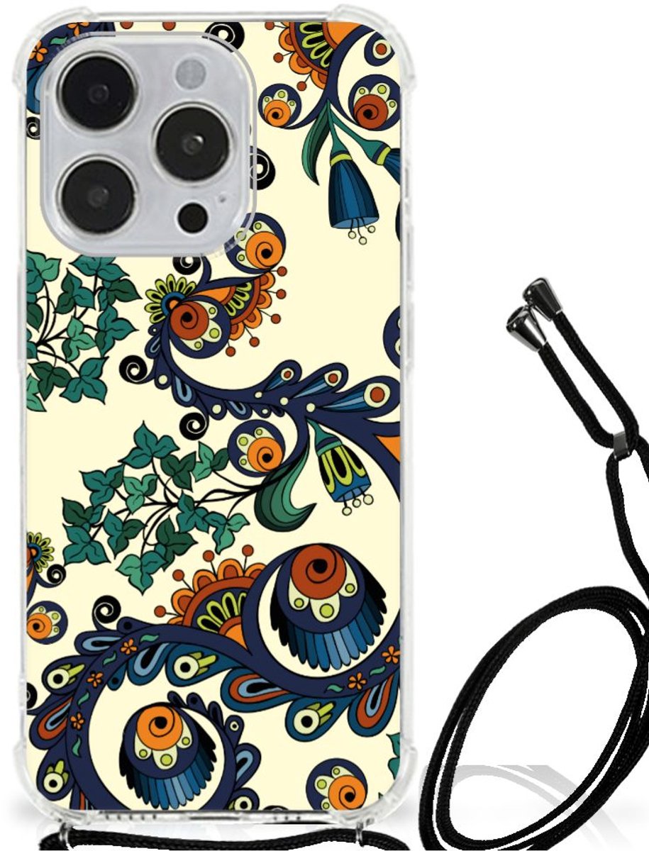 Anti Shock Case iPhone 14 Pro Max Barok Flower