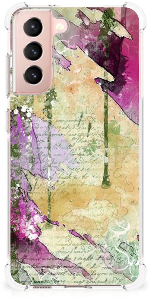 Back Cover Samsung Galaxy S21 FE Letter Painting