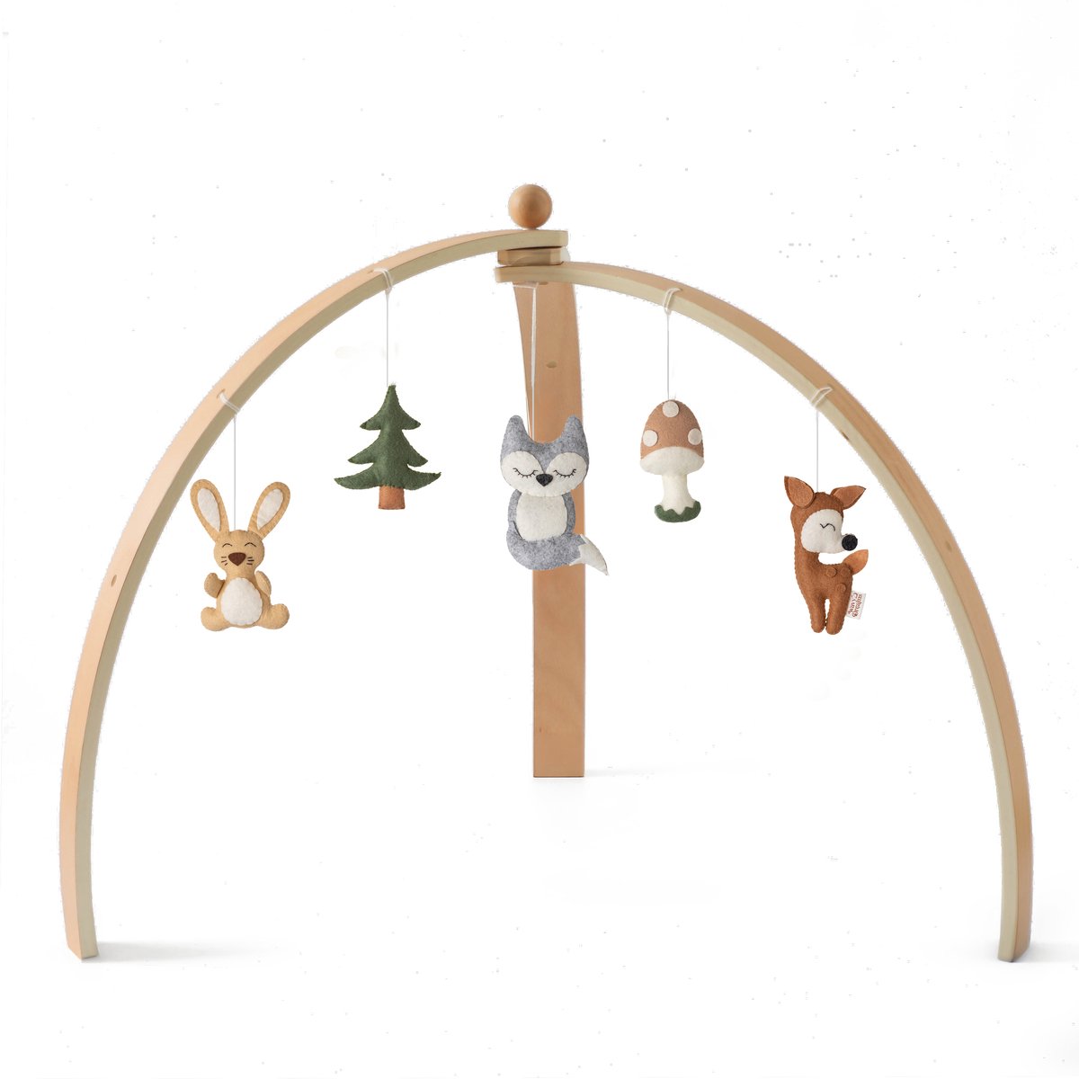 Bol.com Wavy Dreams Babygym Forest Friends - Hout & Vilt - Inklapbaar - Vanaf 0 maanden aanbieding
